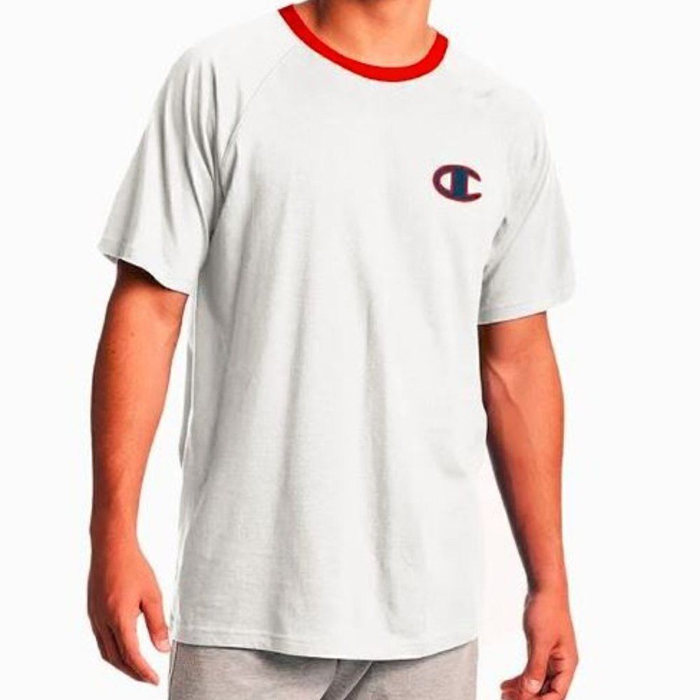 Champion Mens 100% Cotton Logo Sleep T-Shirt Size Large